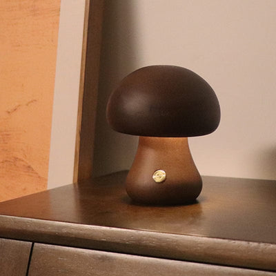  Wooden Cute Mushroom LED Night