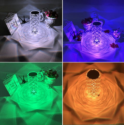  Creative Crystal Diamond Table Lamp